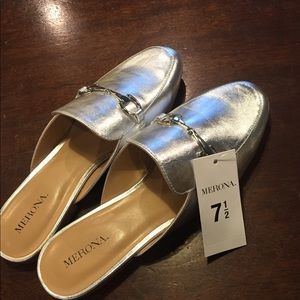 Merona metallic mules